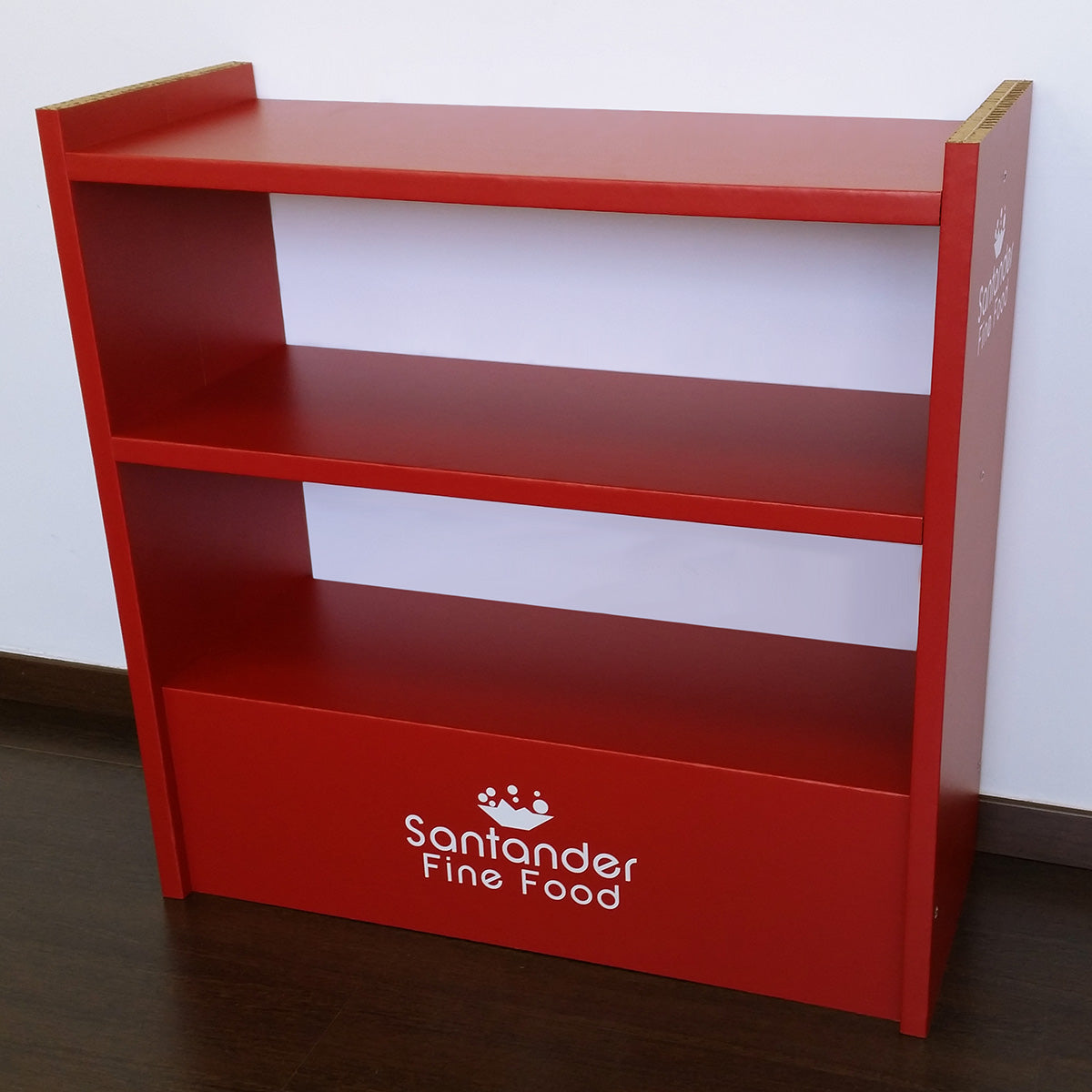 Panel de cartón nido de abeja kraft de 15 mm, ligero y ecológico.